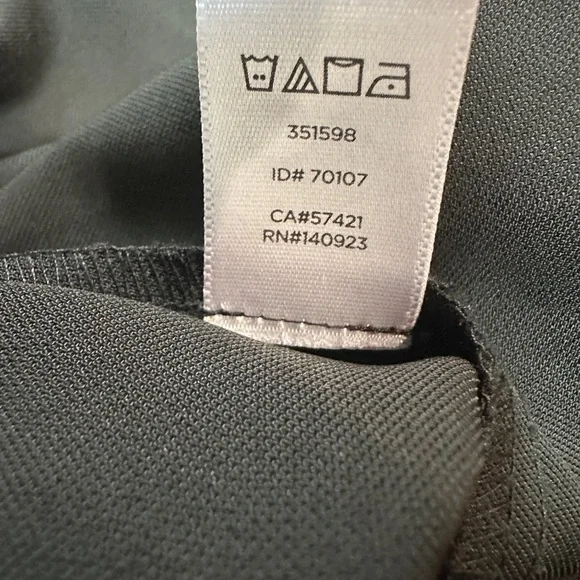 Ann Taylor Loft Size 4 Black Short Sleeve Shirtdress Lightweight with Pockets - Picture 9 of 9